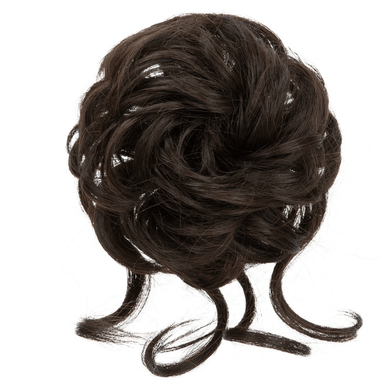 Curly Messy Bun Hair Scrunchie | Synthetic Heat Resistant Bun Hair Piece
