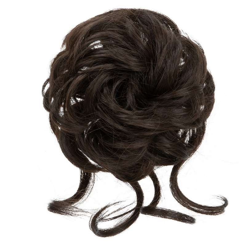 Curly Messy Bun Hair Scrunchie | Synthetic Heat Resistant Bun Hair Piece