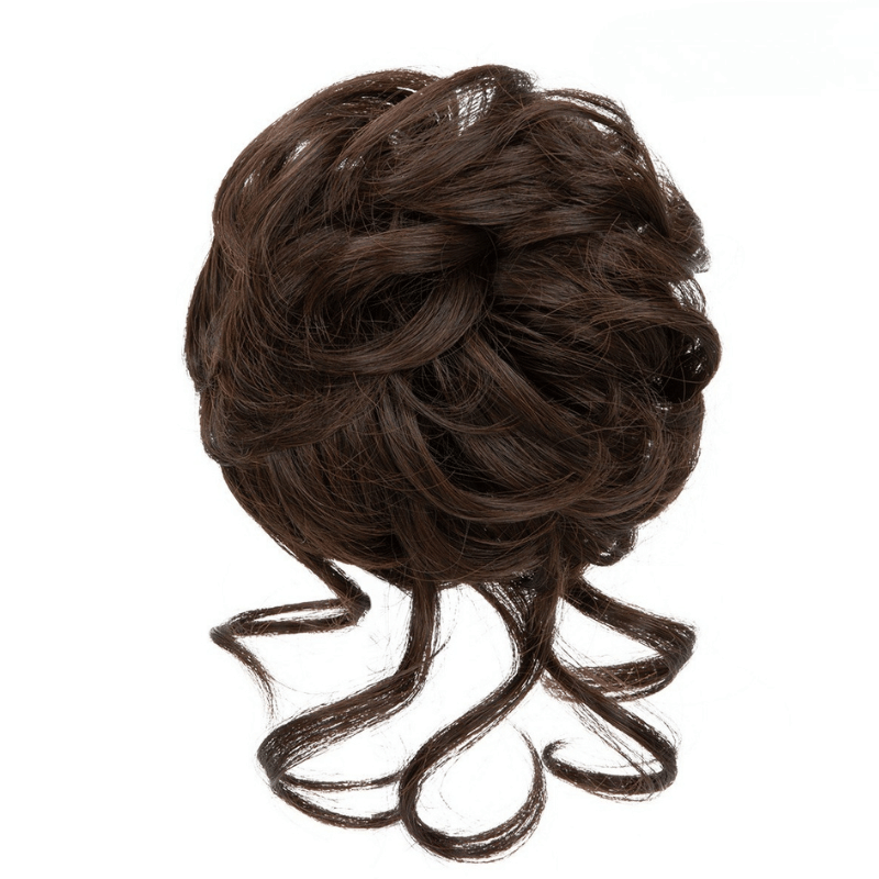 Curly Messy Bun Hair Scrunchie | Synthetic Heat Resistant Bun Hair Piece