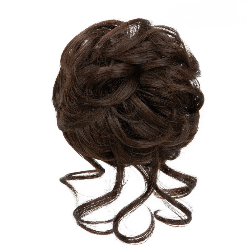 Curly Messy Bun Hair Scrunchie | Synthetic Heat Resistant Bun Hair Piece
