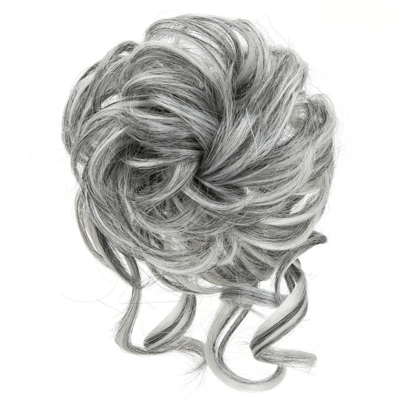 Curly Messy Bun Hair Scrunchie | Synthetic Heat Resistant Bun Hair Piece
