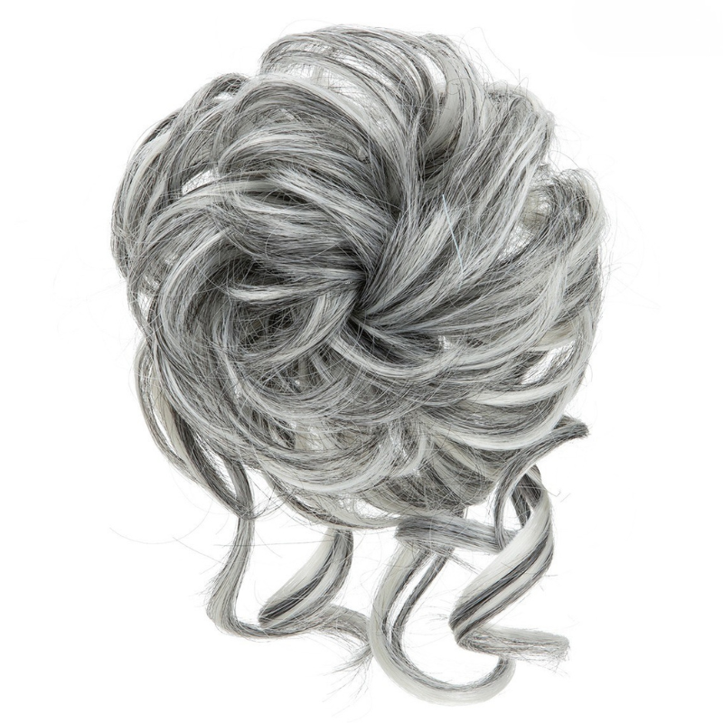 Curly Messy Bun Hair Scrunchie | Synthetic Heat Resistant Bun Hair Piece