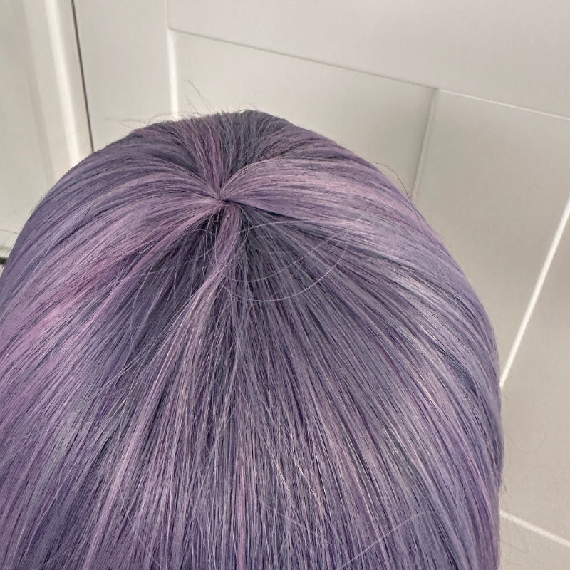 Extra Long Straight Wig with Side Fringe | Lavender Purple |  Synthetic Wig: EWD 30 - estellewigsandmore.co.uk