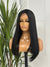 Bob Wig with Silk Base | Natural Black with Blonde Highlights | 18–20”-EWD 41