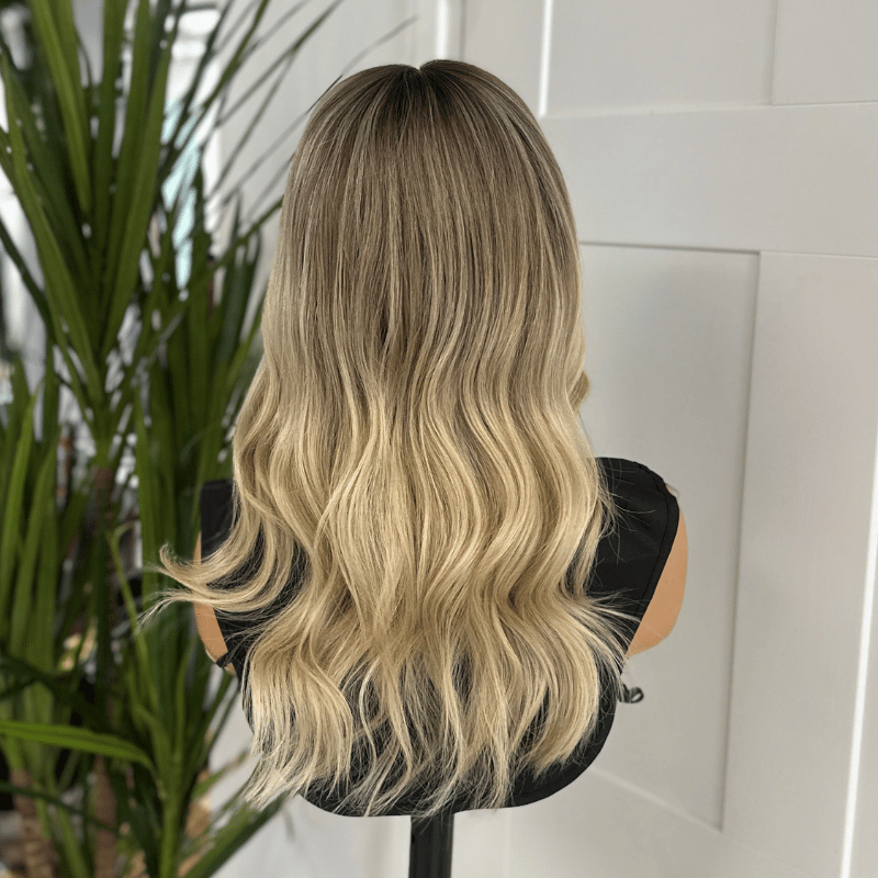 Glueless 14-Inch Blonde Balayage HD Lace Front Wig | 100% Human Hair | Beginner-Friendly-Livia - estellewigsandmore.co.uk Human Hair Lace Front Wig