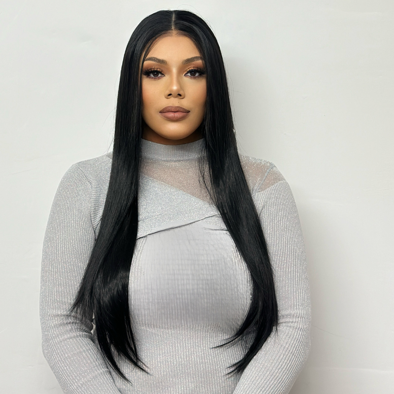 ILARIA Long Straight 13 6 Synthetic Lace Frontal Wig