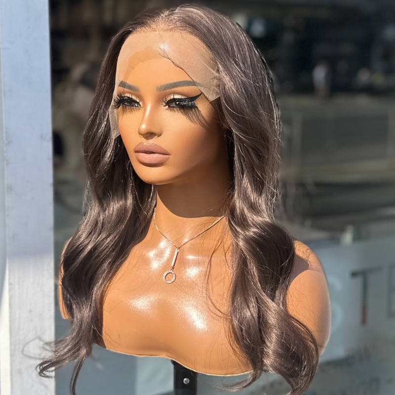 Dark Brown Wavy Synthetic Lace Front Wig-DI/05 - estellewigsandmore.co.uk Synthetic Lace front wig