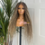 Mixed Blonde Boho  Braids Human Hair Lace Closure Wig-TIA/03