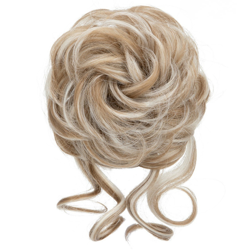 Curly Messy Bun Hair Scrunchie | Synthetic Heat Resistant Bun Hair Piece