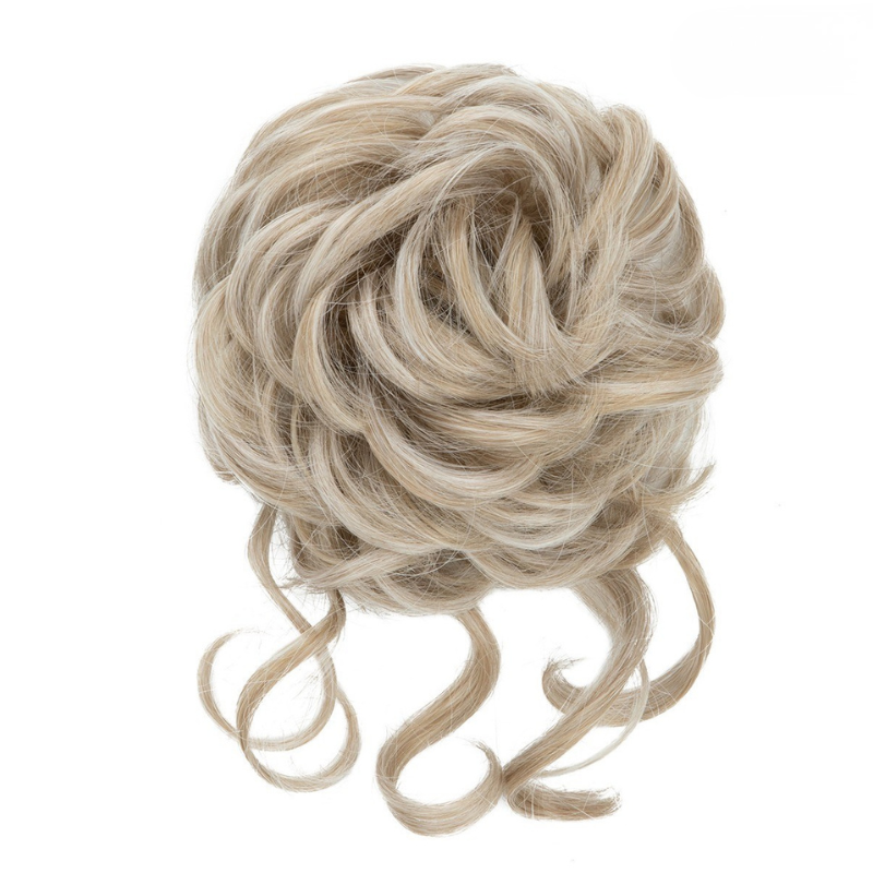 Curly Messy Bun Hair Scrunchie | Synthetic Heat Resistant Bun Hair Piece