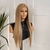 Caramel Blonde 13x6 Lace Front Wig | 28 Inch Synthetic Straight Wig