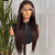 Mahogany Brown 13x6 Lace Front Wig | 28 Inch Synthetic Straight Wig-Sira