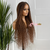 Long Auburn Boho  Braids Human Hair Lace Closure Wig-T1A/30