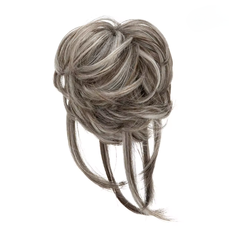 Messy Claw Clip Bun Hair Extension | Heat-Friendly Synthetic Updo Hairpiece