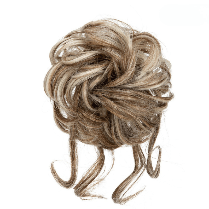 Curly Messy Bun Hair Scrunchie | Synthetic Heat Resistant Bun Hair Piece