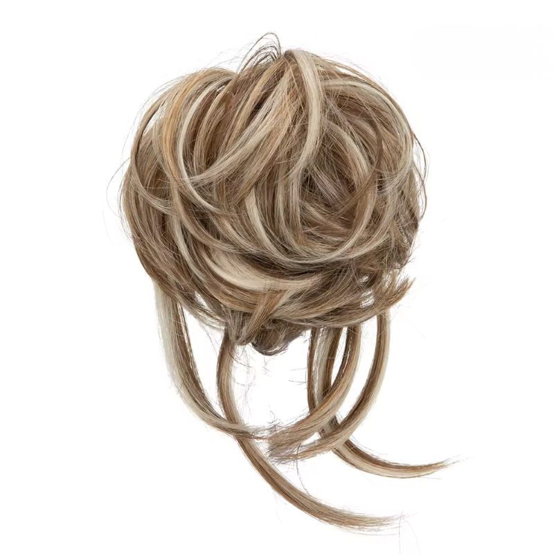 Messy Claw Clip Bun Hair Extension | Heat-Friendly Synthetic Updo Hairpiece