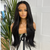 OYIN- 22’’ Long Natural Black  Human Hair Wig