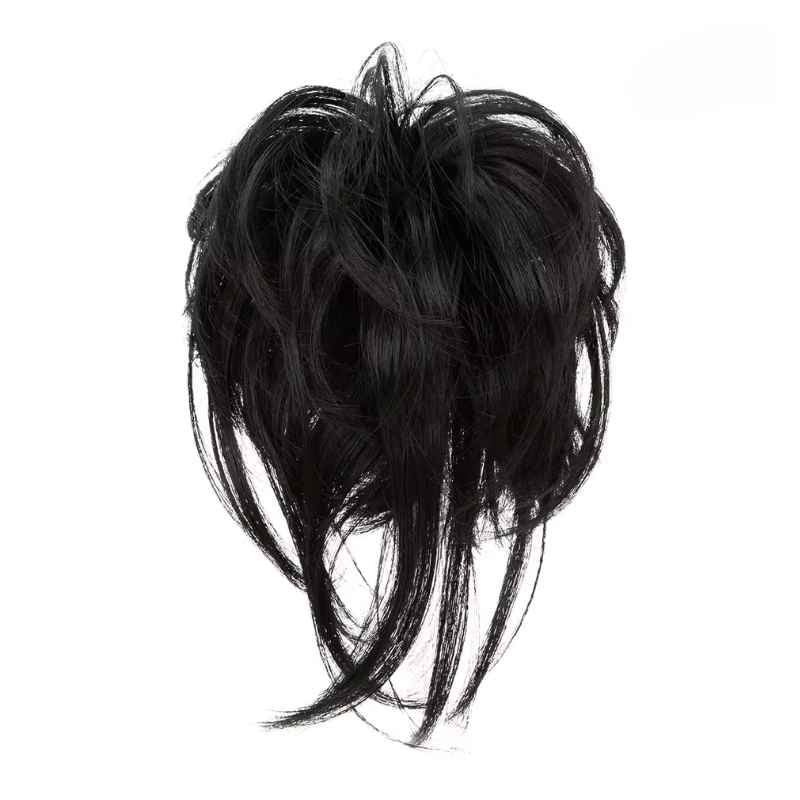 Messy Claw Clip Bun Hair Extension | Heat-Friendly Synthetic Updo Hairpiece