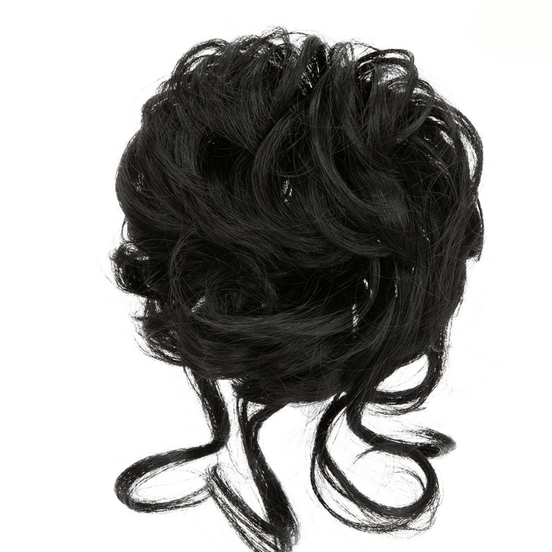 Curly Messy Bun Hair Scrunchie | Synthetic Heat Resistant Bun Hair Piece