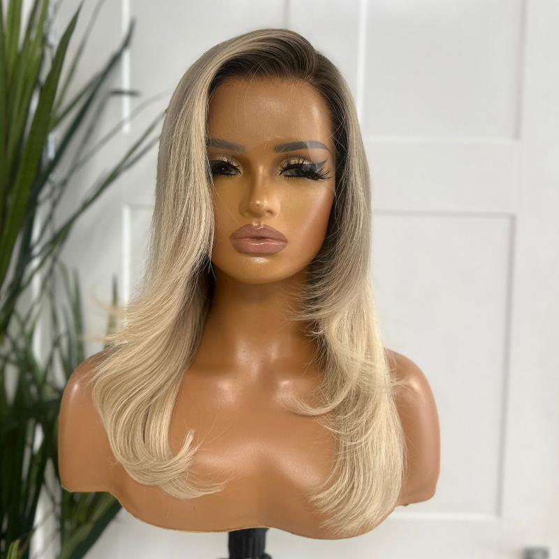 16 good inch Human hair blonde wig