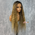 22 inches Blonde Boho  Braids Human Hair Full Lace Wig-AZORA