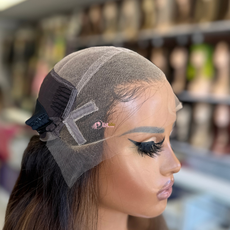 Human on sale hair Lace front wig