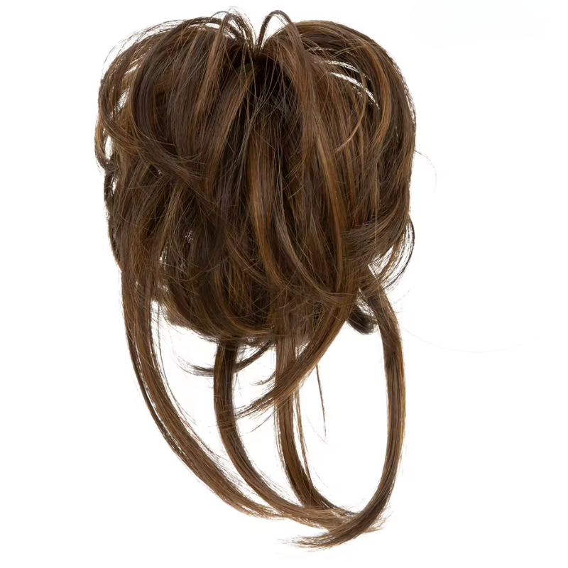 Messy Claw Clip Bun Hair Extension | Heat-Friendly Synthetic Updo Hairpiece