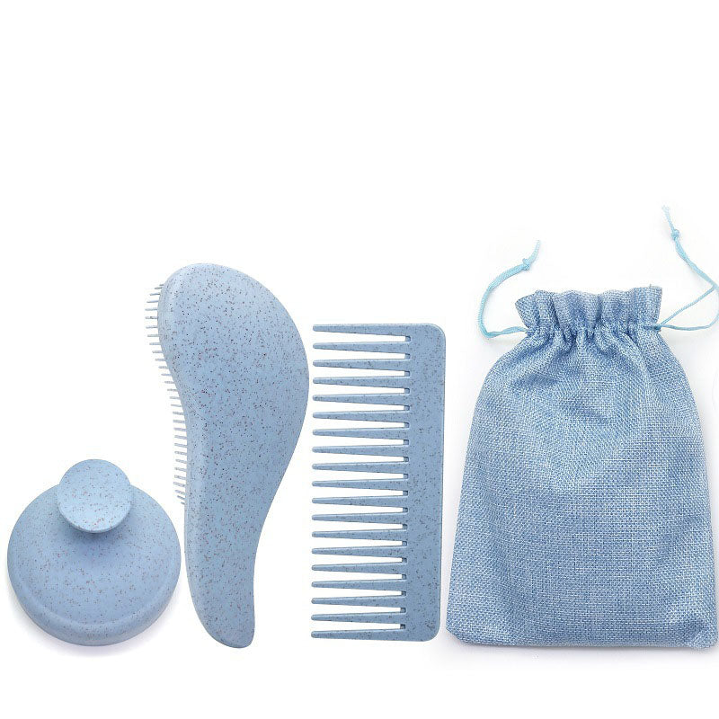 Detangler Hair Brush &amp; Scalp Massager Brush Set - estellewigsandmore.co.uk Hair Accessories
