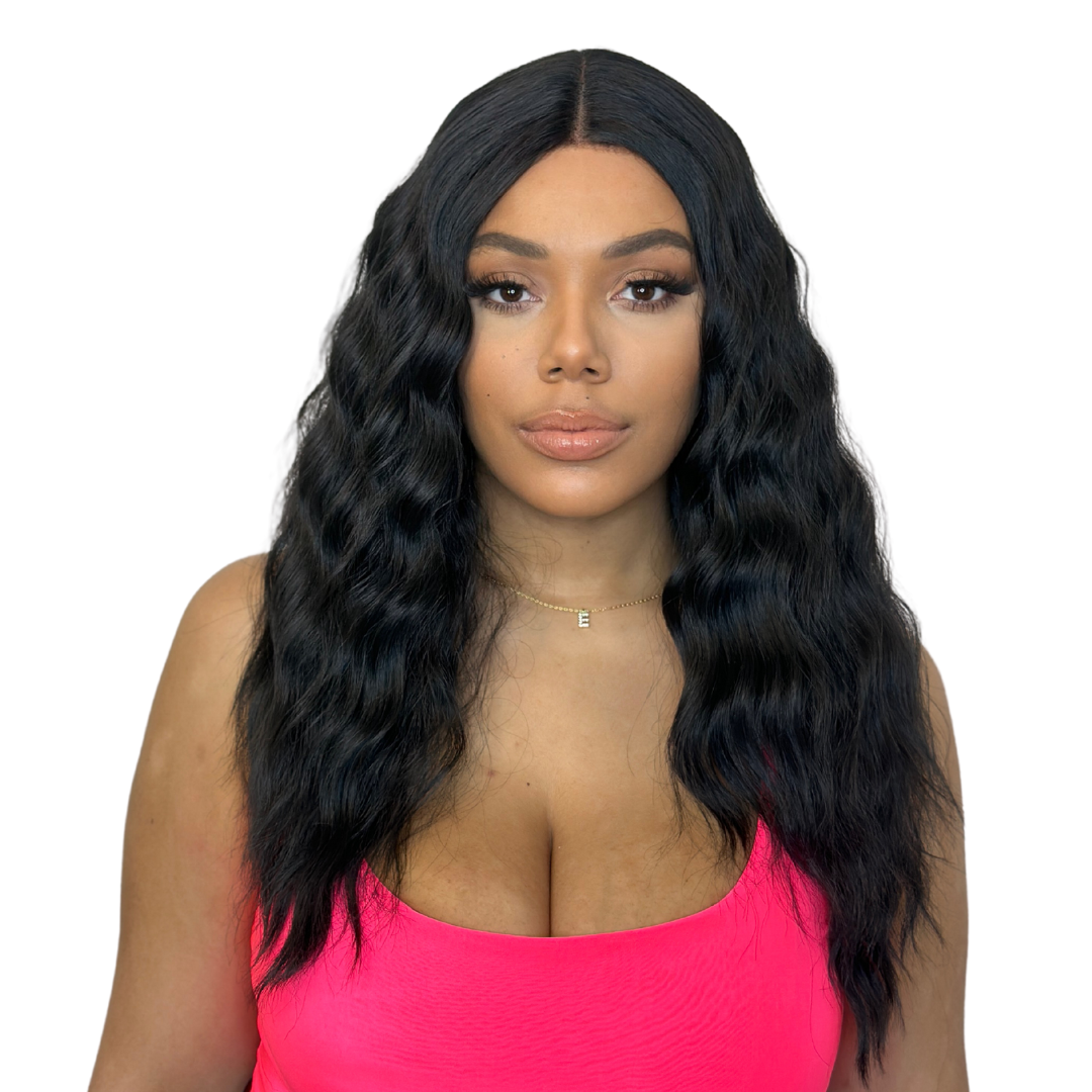 Long Wavy Synthetic Lace Front Wig-PISCES - estellewigsandmore.co.uk Human Hair Blend