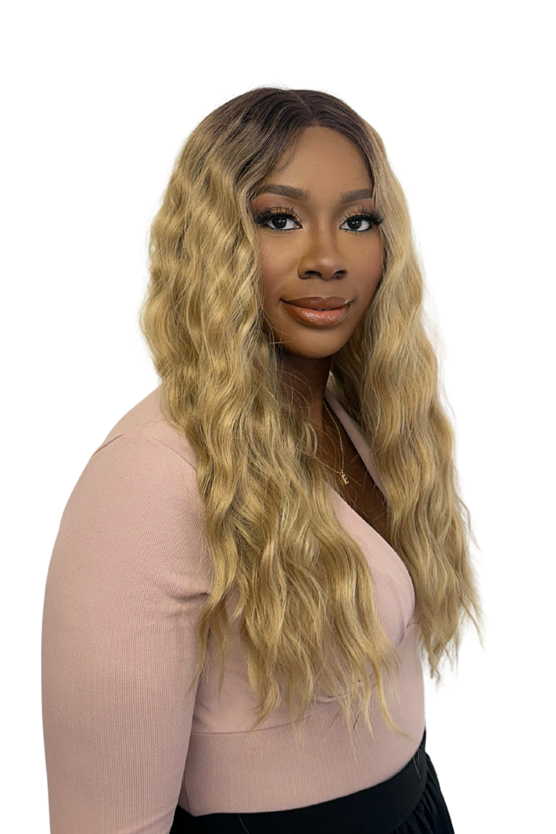 Long Wavy Synthetic Lace Front Wig-PISCES - estellewigsandmore.co.uk Human Hair Blend