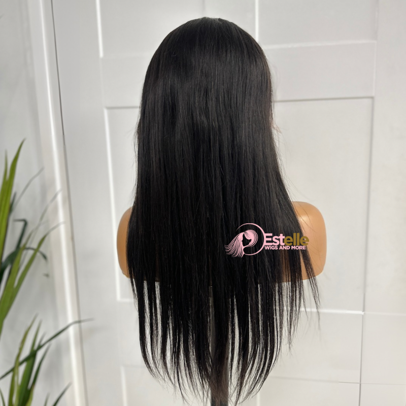 18 inches 100% Human Hair Straight HD Lace Front Wig-TENI - estellewigsandmore.co.uk Human Hair Lace Front Wig