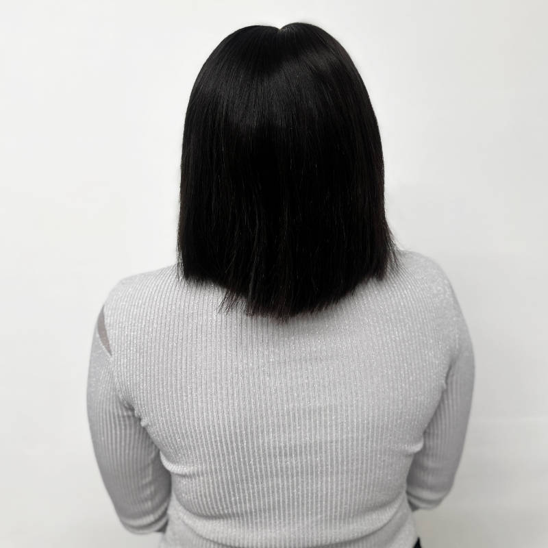 10 inches Bob Human Hair HD Lace Frontal Wig - estellewigsandmore.co.uk Human Hair Lace Front Wig