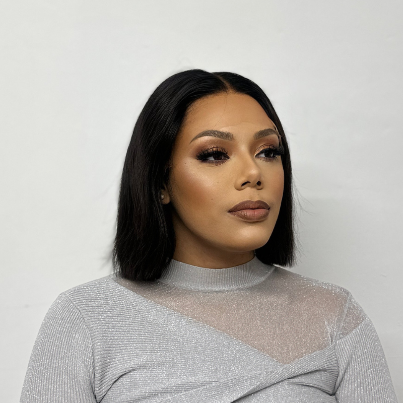 10 inches Bob Human Hair HD Lace Frontal Wig - estellewigsandmore.co.uk Human Hair Lace Front Wig