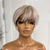 Short Lighest Ash Blonde  Lace  Human Hair Wig  -OLIVIA - estellewigsandmore.co.uk