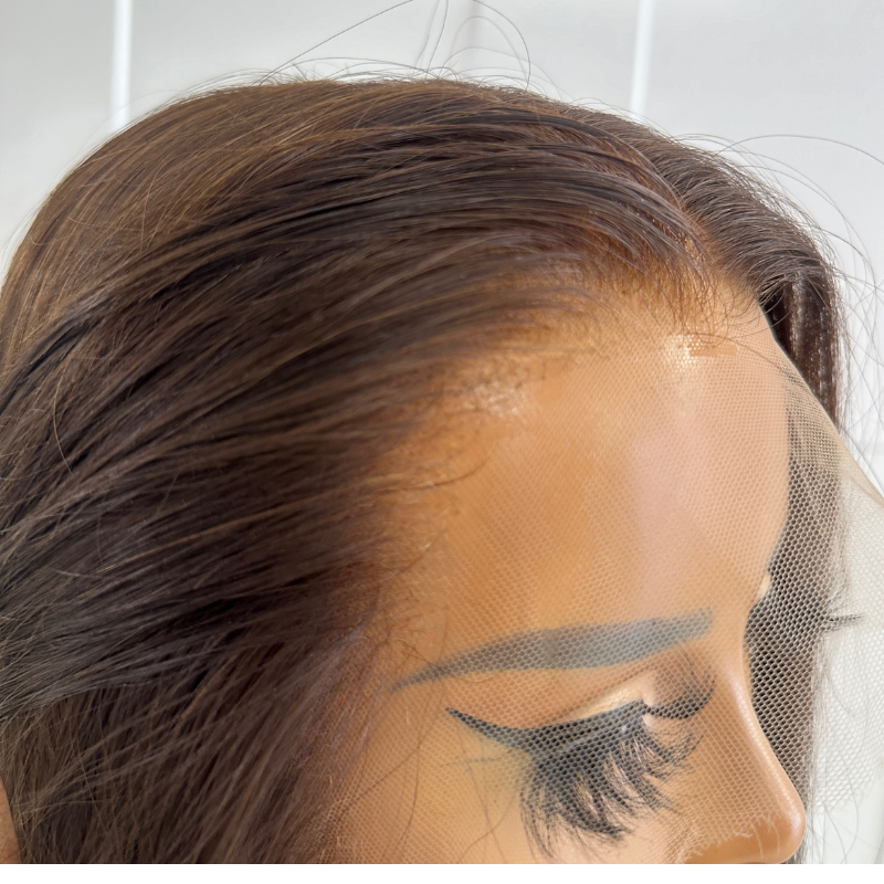 16 inches Chocolate Brown Human Hair HD Lace Frontal Wig-SAM - estellewigsandmore.co.uk human hair wig