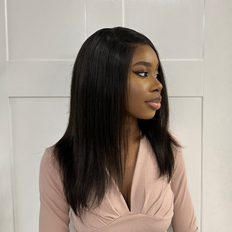 12 inches Straight Bob 5*5 HD Lace Closure Human Hair Wig-LORNA - estellewigsandmore.co.uk Human Hair Wig