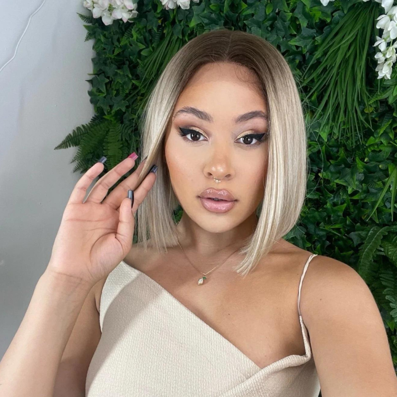 INES - Human Hair Blend Lace Front Wig - estellewigsandmore.co.uk Synthetic Lace front wig