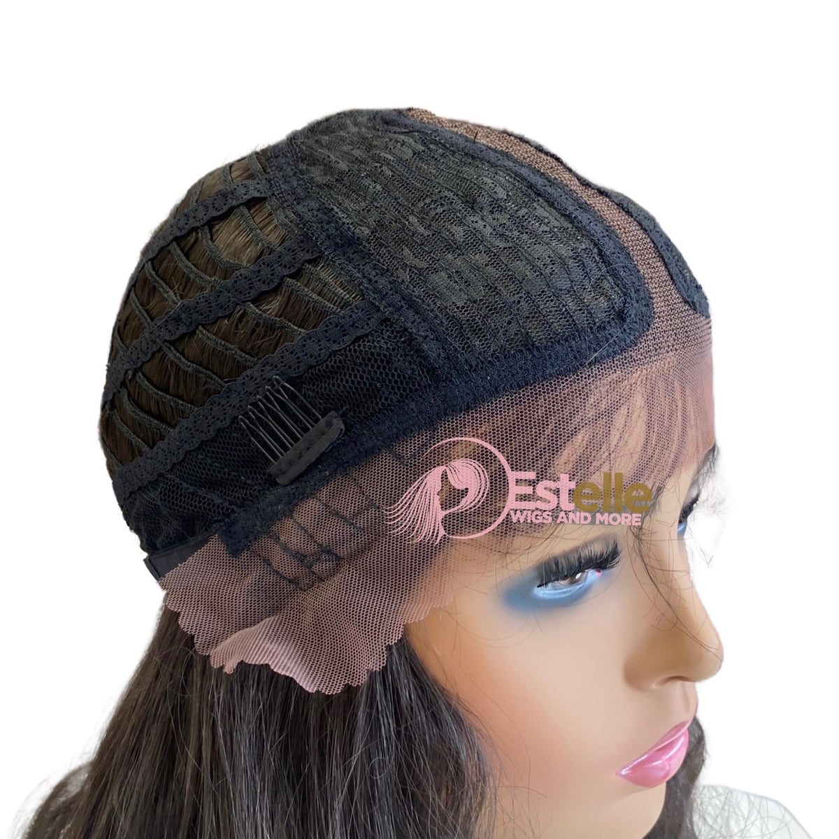 Long Curly Layered Synthetic Lace Front Wig-ALILA - estellewigsandmore.co.uk