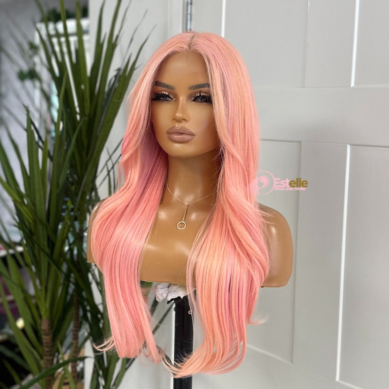 Candyfloss Long Layered Synthetic  Lace Front Wig -TRISH - estellewigsandmore.co.uk