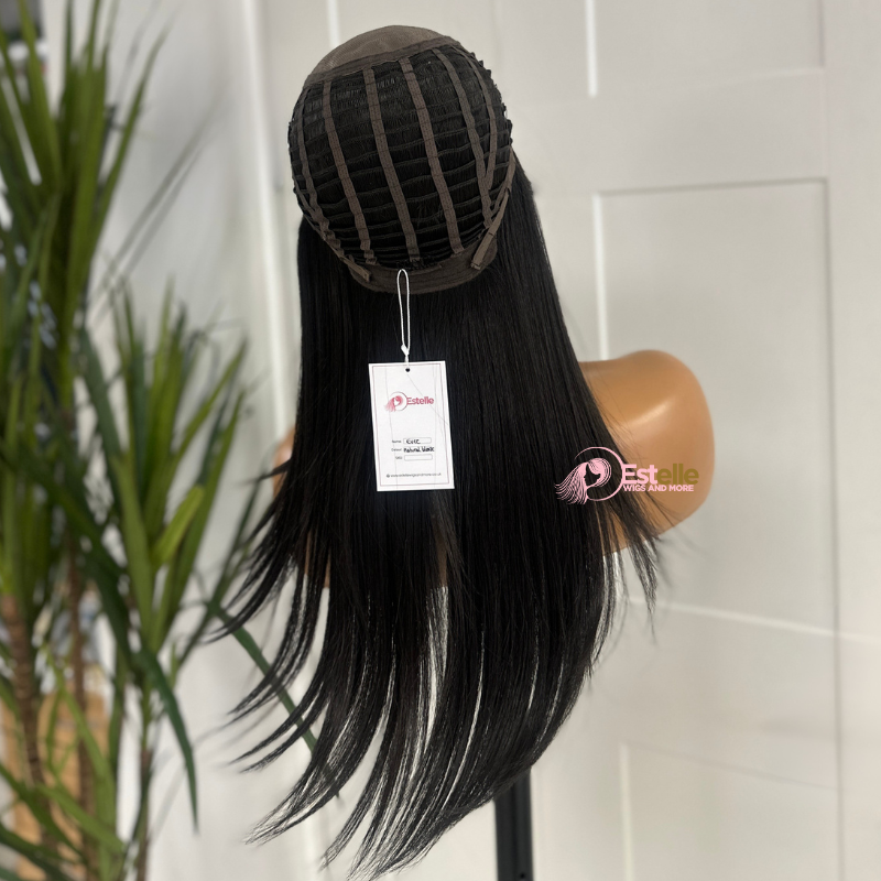 Layered Natural Black Monofilament Synthetic Lace Front Wig-EVIE - estellewigsandmore.co.uk Synthetic Lace front wig