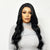 LOIS-Long Black Wavy  Lace Frontal Synthetic Wig - estellewigsandmore.co.uk