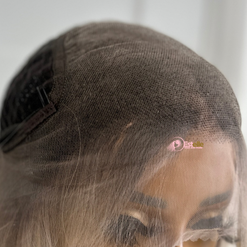 Rooted Light Blonde Balayage 13 by 6 Synthetic Lace Front Wig- Zoe/06 - estellewigsandmore.co.uk