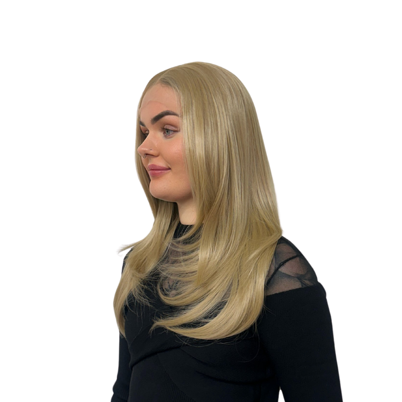 Straight Layered Blonde Synthetic Lace Front Wig-ATHENA - estellewigsandmore.co.uk Synthetic Lace front wig