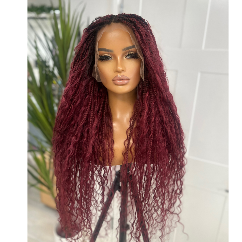 HUMAN HAIR -Deep Wave Bulk Braiding Hair | Boho Braids | Goddess Locs - estellewigsandmore.co.uk Braiding Hair