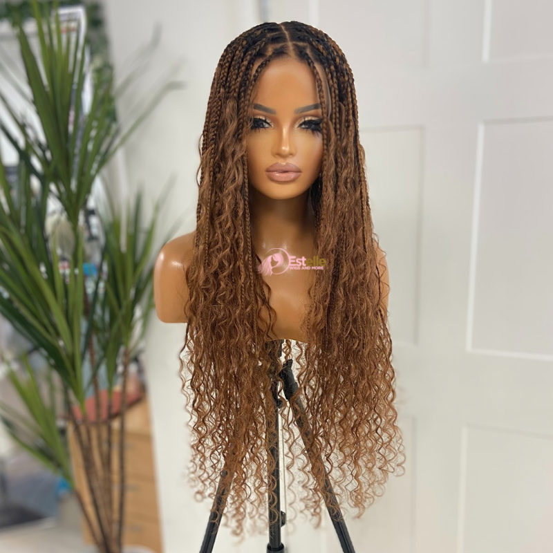 HUMAN HAIR -Deep Wave Bulk Braiding Hair | Boho Braids | Goddess Locs - estellewigsandmore.co.uk Braiding Hair