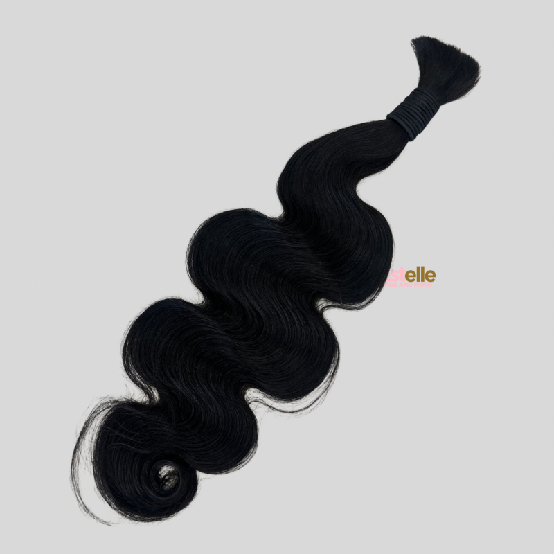 HUMAN HAIR -Body Wave Bulk Braiding Hair | Boho Braids | Goddess Locs - estellewigsandmore.co.uk Braiding Hair