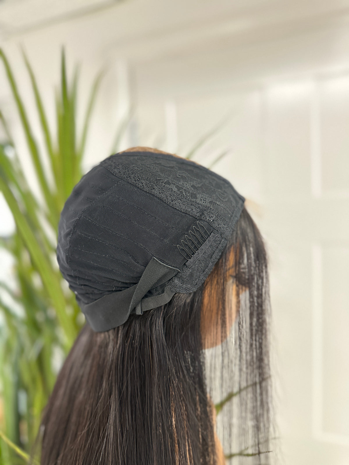 RIYA:  Bone Straight 100% Virgin Human Hair HD Lace Closure Wig - estellewigsandmore.co.uk