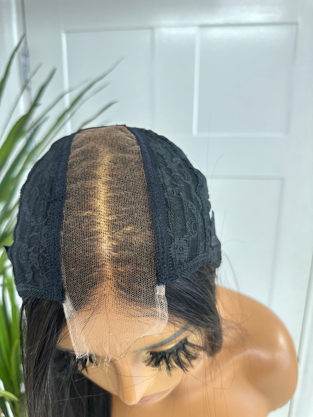 RIYA:  Bone Straight 100% Virgin Human Hair HD Lace Closure Wig - estellewigsandmore.co.uk