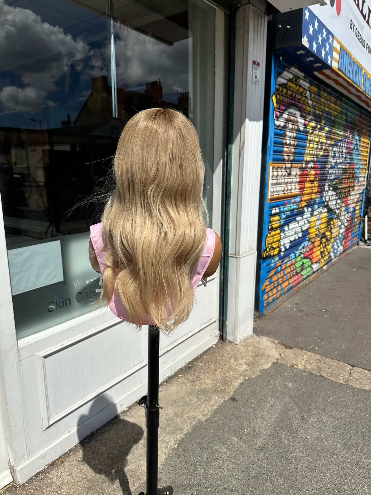 16 inches  Golden Blonde Human Hair Lace Front Wig -TILLY - estellewigsandmore.co.uk