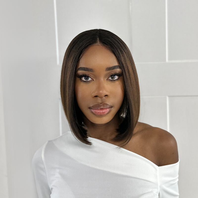 Short Bob Synthetic Lace Front Wig-FIFI - estellewigsandmore.co.uk